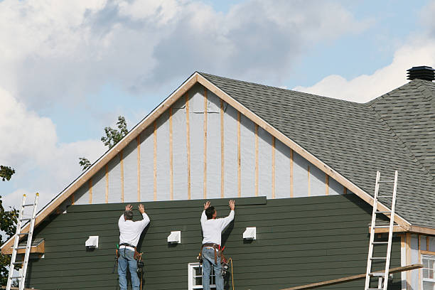 Professional Siding Contractor technician working in Hines, IL